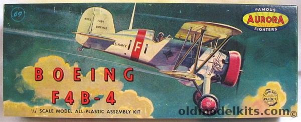 Aurora 1/48 Boeing F4B-4 - (F4B4), 122-69 plastic model kit